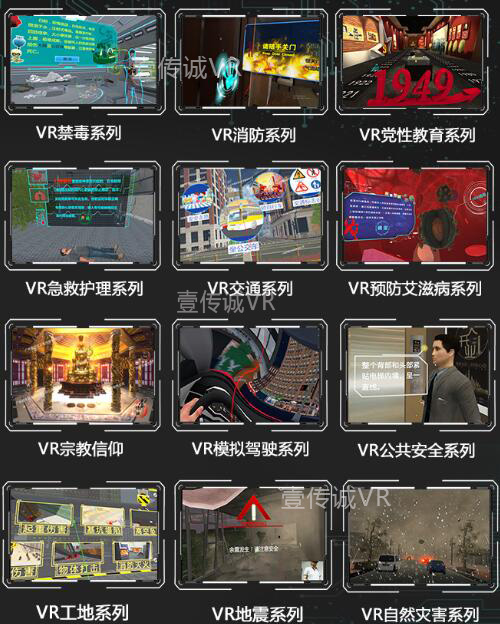 壹傳誠VR科普教育十二大系列
