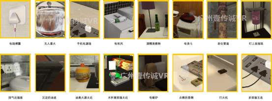 （VR家庭隱患排查模擬內(nèi)容）