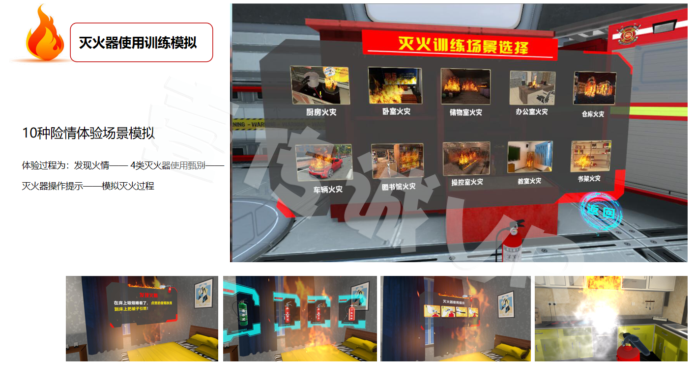 VR消防演練、VR火災逃生、VR消防