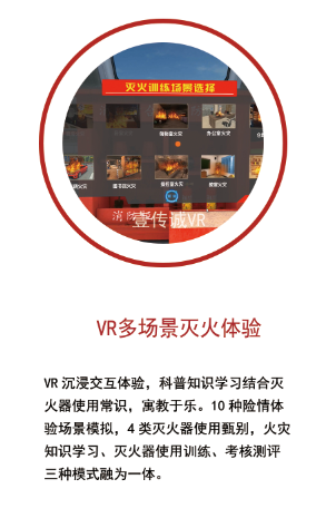 VR多場景滅火體驗