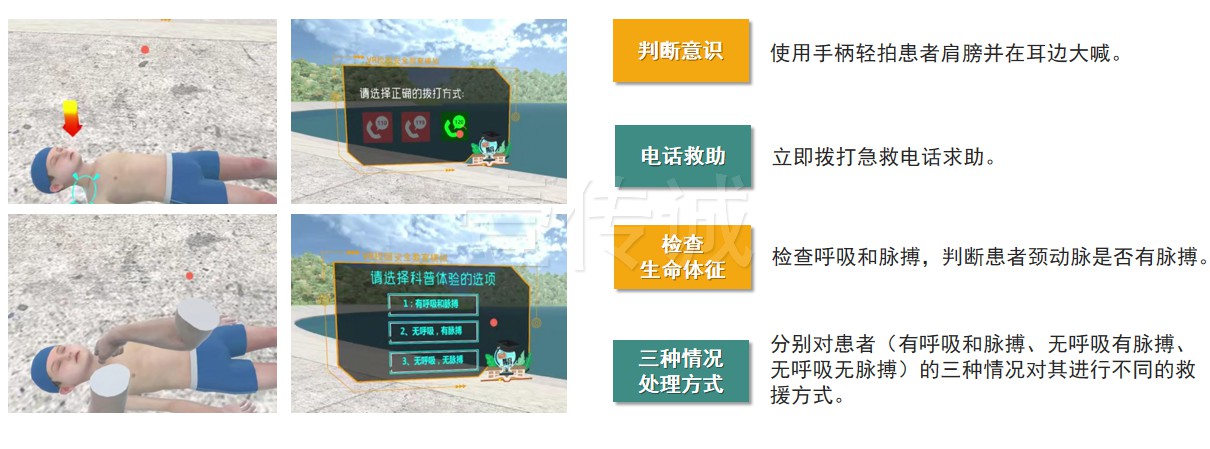 VR溺水救援模擬體驗(yàn)